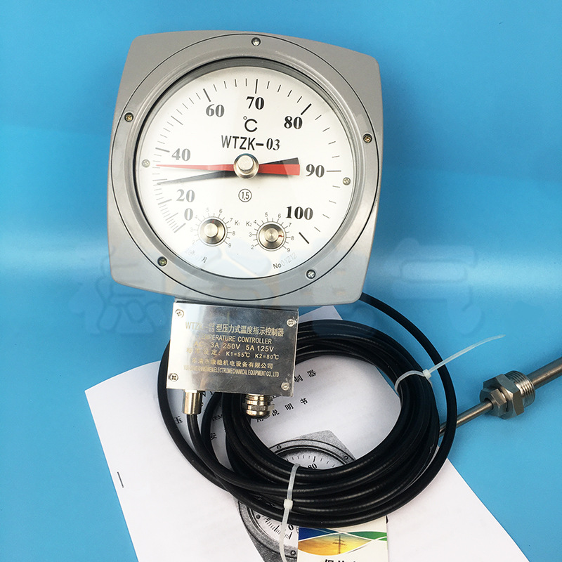 wtzk-02 wtzk-03型压力式温度指示控制器温度调节器温度计温控器