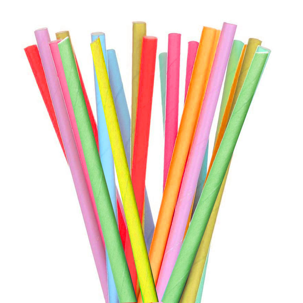 批发2022冬厂家纸吸管弯管可降解家用奶茶店餐厅纯白吸管创意公告