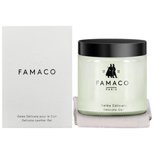 法国FAMACO铂金系列原装进口皮革清洁滋润啫喱膏光面皮革深度清洁