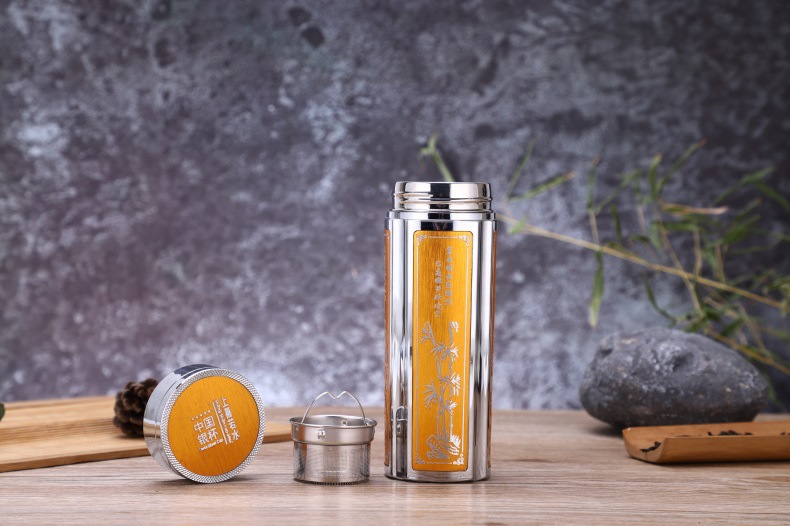 银离子高档礼品茶杯纯银保健杯足银水杯定制梅兰竹菊银杯子s999