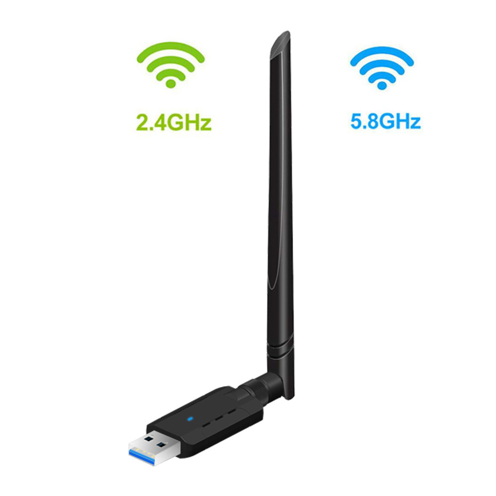 1300m无线网卡双频电脑笔记本外置天线wifi接收器信号发射器