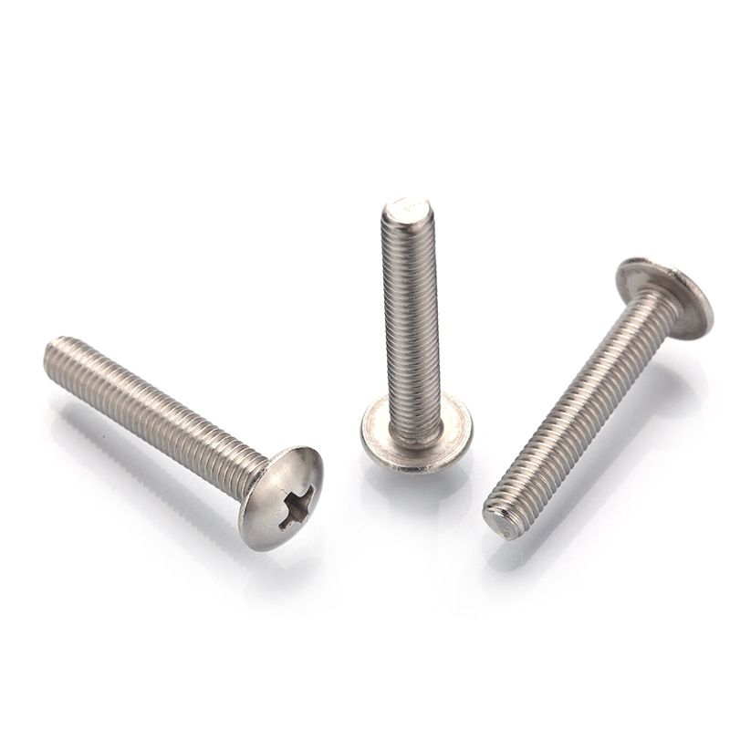 大扁机丝m2.5小螺丝304不锈钢大扁头机丝tm 十字大扁头机螺钉