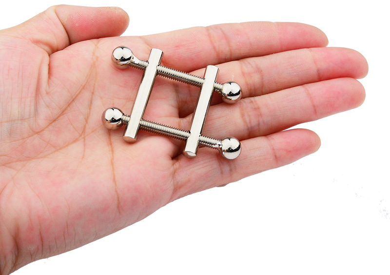 成人用趣用品女性玩具井字乳夹咪咪夹虐乳金属sm金属乳夹乳头刺激