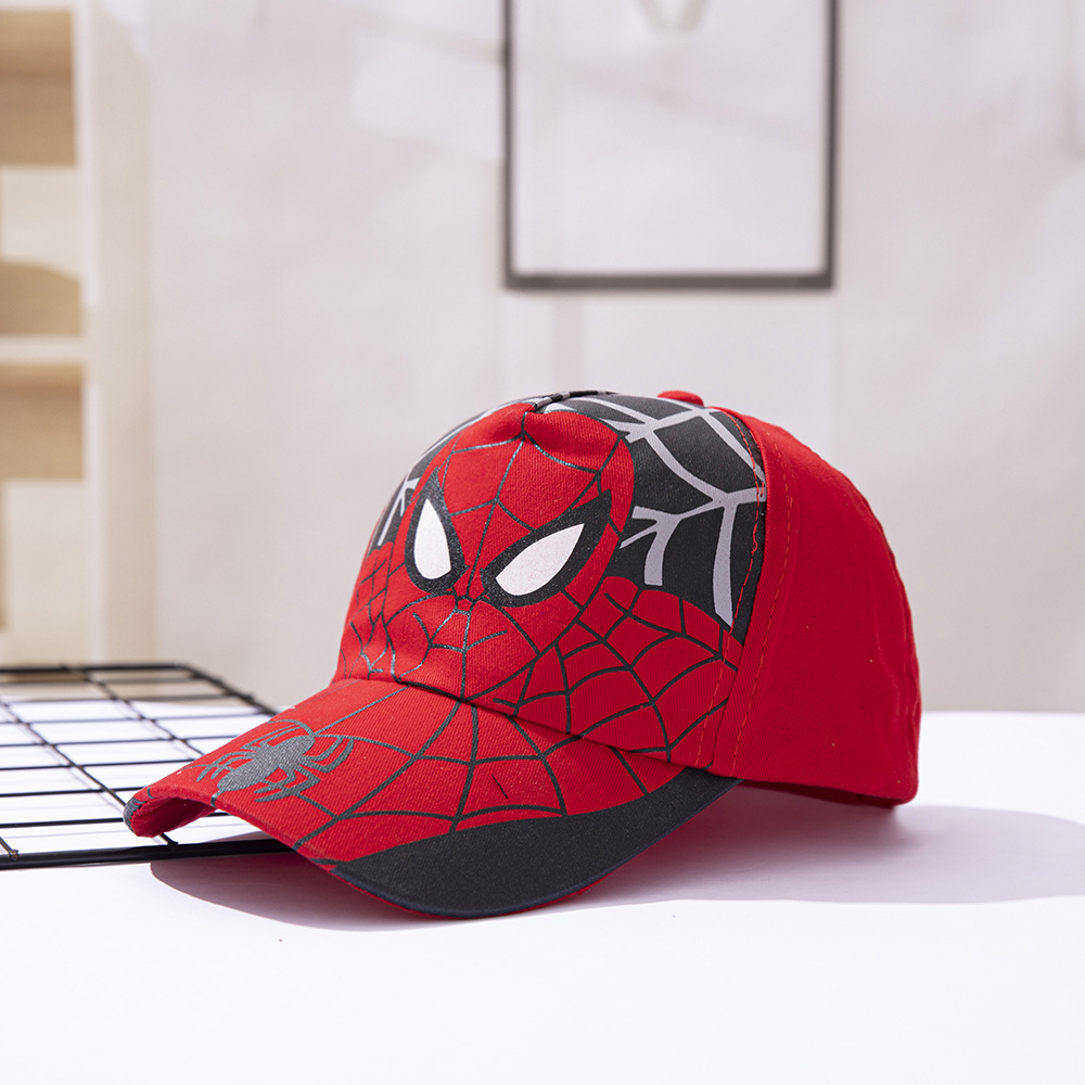 Children's Spider-Man Hat 2020 Summer New Cartoon Cloth Baseball Cap Children's Autumn and Winter Peaked Cap