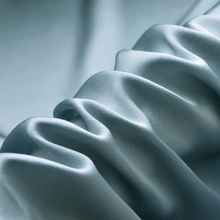 真丝素绉缎16mm真丝面料重磅纯色丝绸服装床品绸缎布料