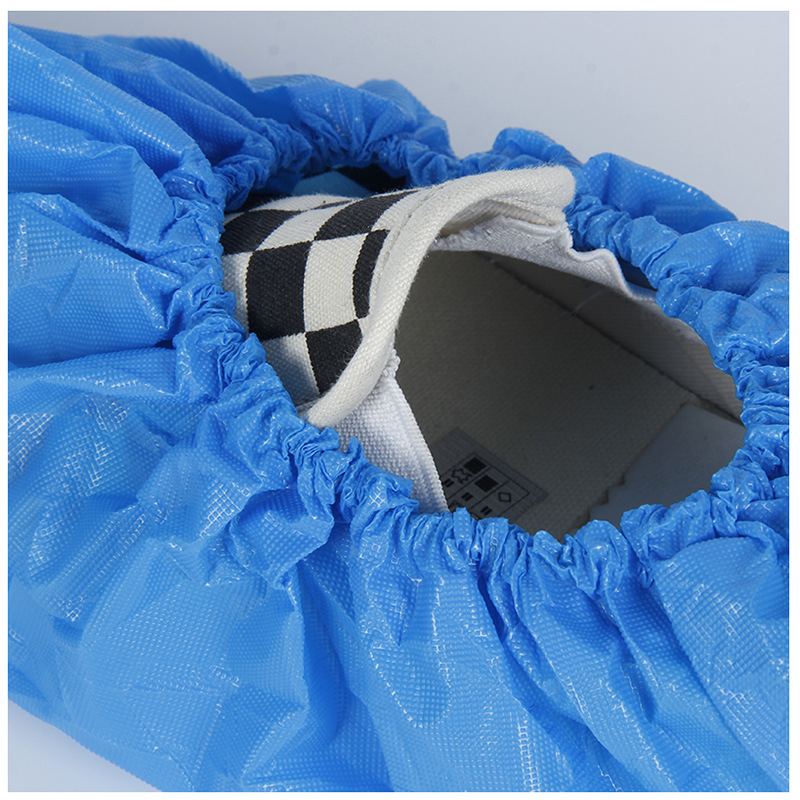 100只 一次性塑料cpe鞋套户外雨天防滑家居耐脏厂家直供加厚鞋套