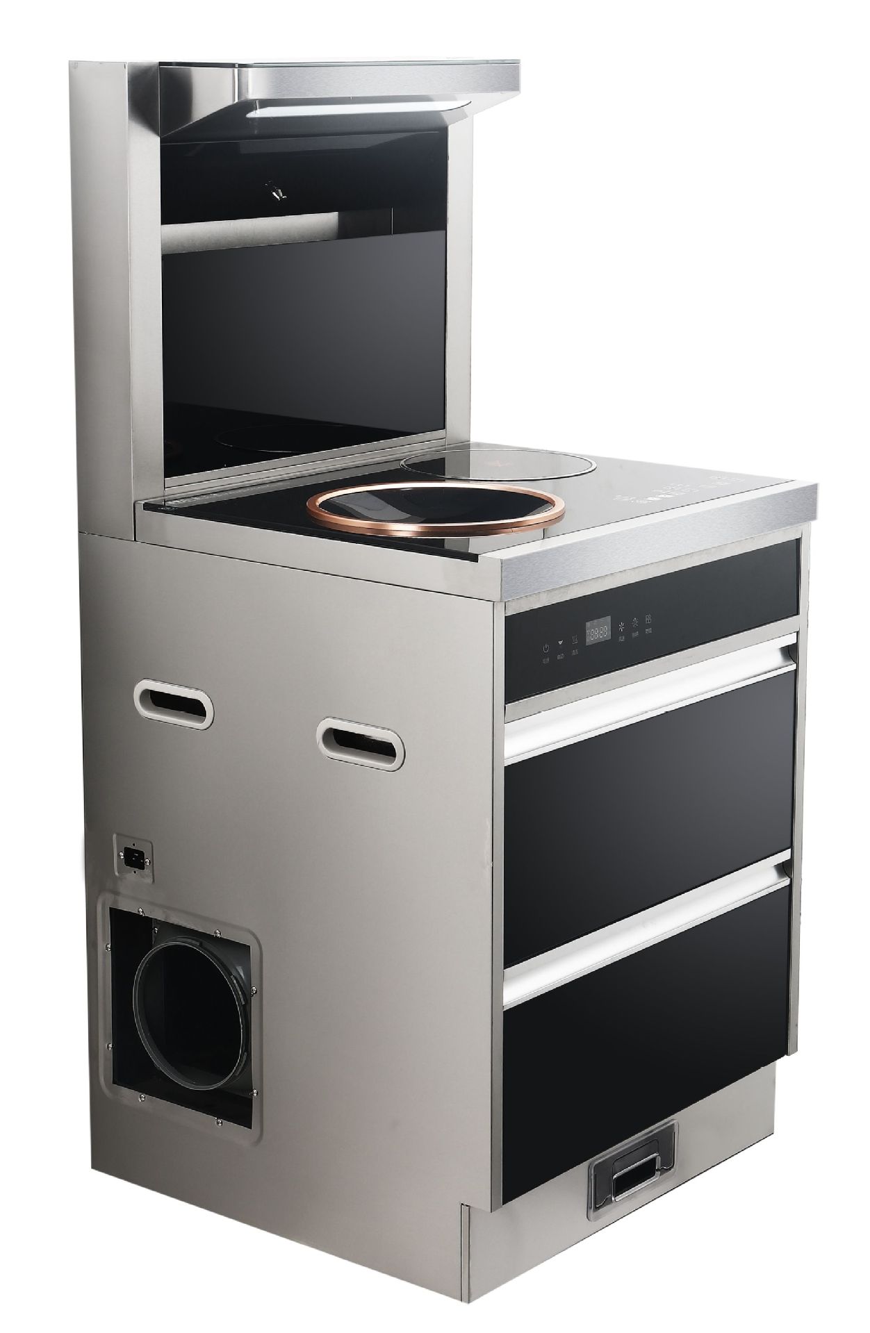 集成灶一体单灶小户型消毒柜煤气灶油烟机家用公寓电磁炉自动清洗