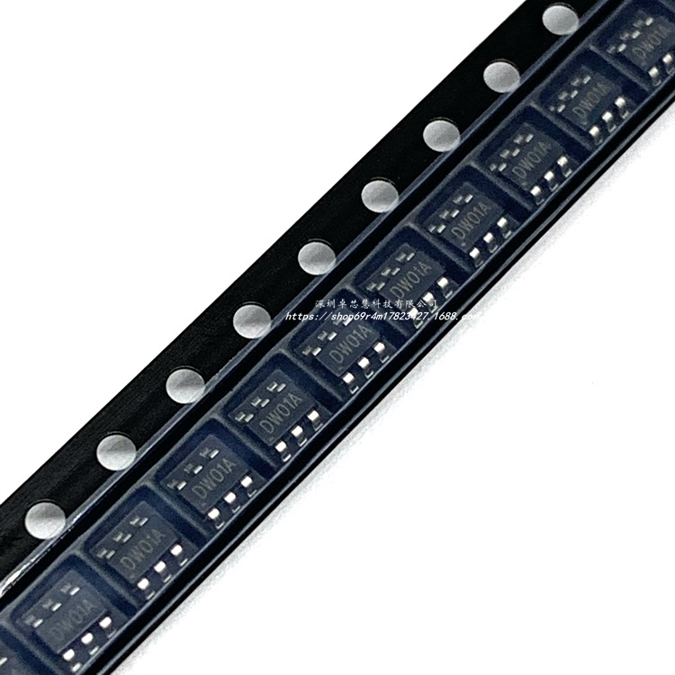 全新dw01 dw01a 封装sot23-6 移动电源锂电保护ic芯片 集成电路