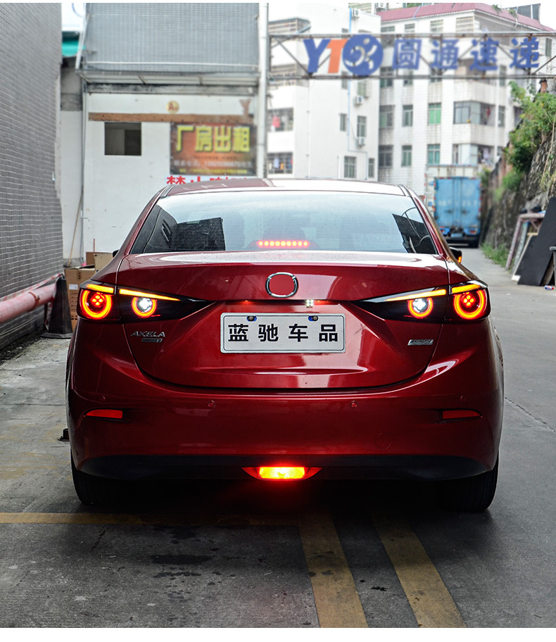 尾灯总成(带跑马呼吸)一边是否是总成是适用车型年份14-19款马自达