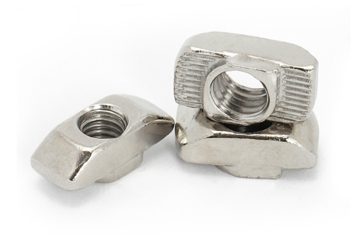 欧标t型螺母30/40/45欧标铝型材后装螺母t形船型锤头螺帽口罩机