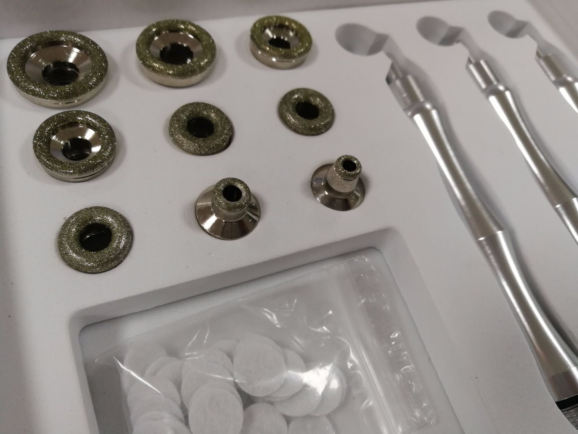 钻石微雕仪微雕磨皮头 水晶磨皮微雕头 嫩肤 磨皮机配件