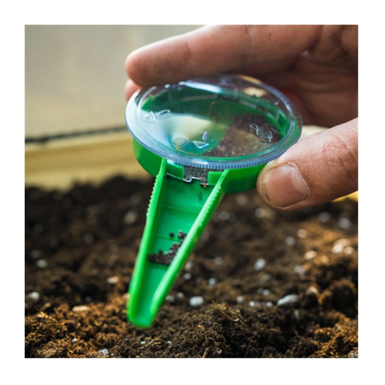 小型播种器家庭阳台多功能手动蔬菜菜籽点种器穴盘小麦育苗点籽盒