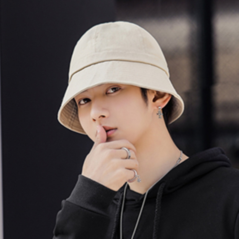 帽子男夏天韩版日系水桶帽潮牌百搭防晒渔夫帽时尚男士夏季太阳帽