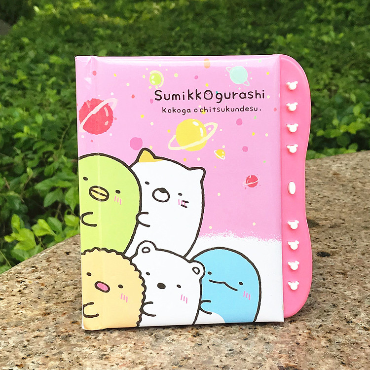 创意萌宠墙角团子密码本学生卡通动物手账日子本64k记事卡通本子
