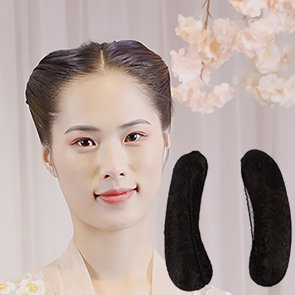 古装假发垫发包汉服造型软牛角包圆牛角包垫发包表演影楼假发包