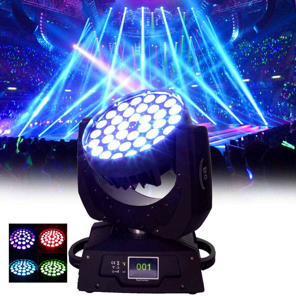 led36颗10w调焦摇头染色帕灯全彩摇头灯酒吧婚庆激光舞台演出灯光