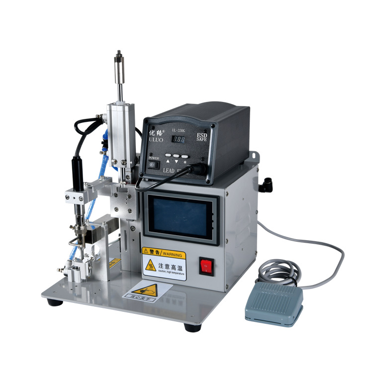 厂家直销半自动焊线机手动式脚踏式pcb板usb压焊点焊小型焊锡设备