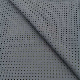 春亚纺复合特立可得冲孔服装面料打孔镂空童装面料针织布复合