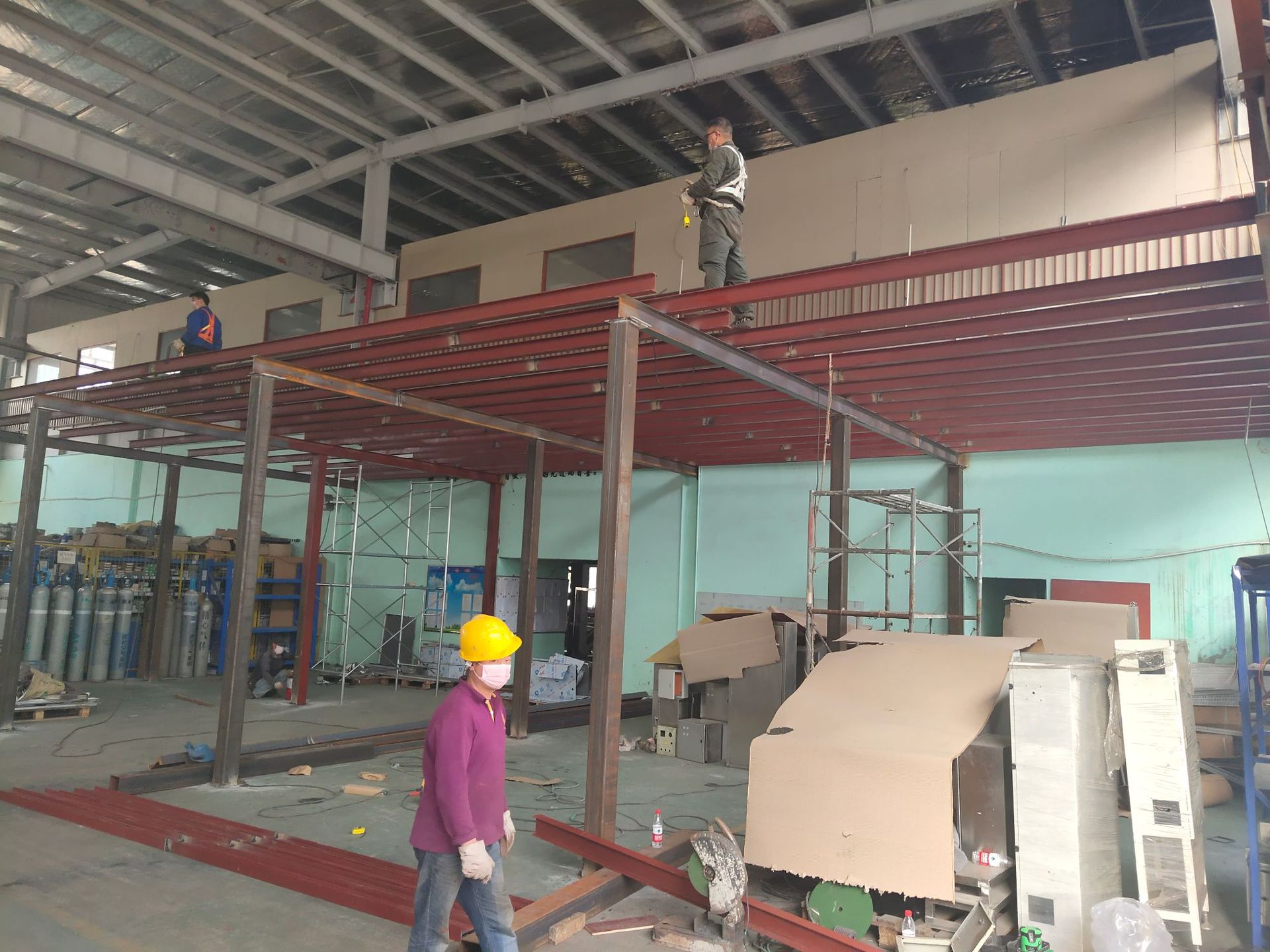 上海厂房阁楼搭建松江车墩办公室钢结构搭建泗泾工厂改造洞泾车间