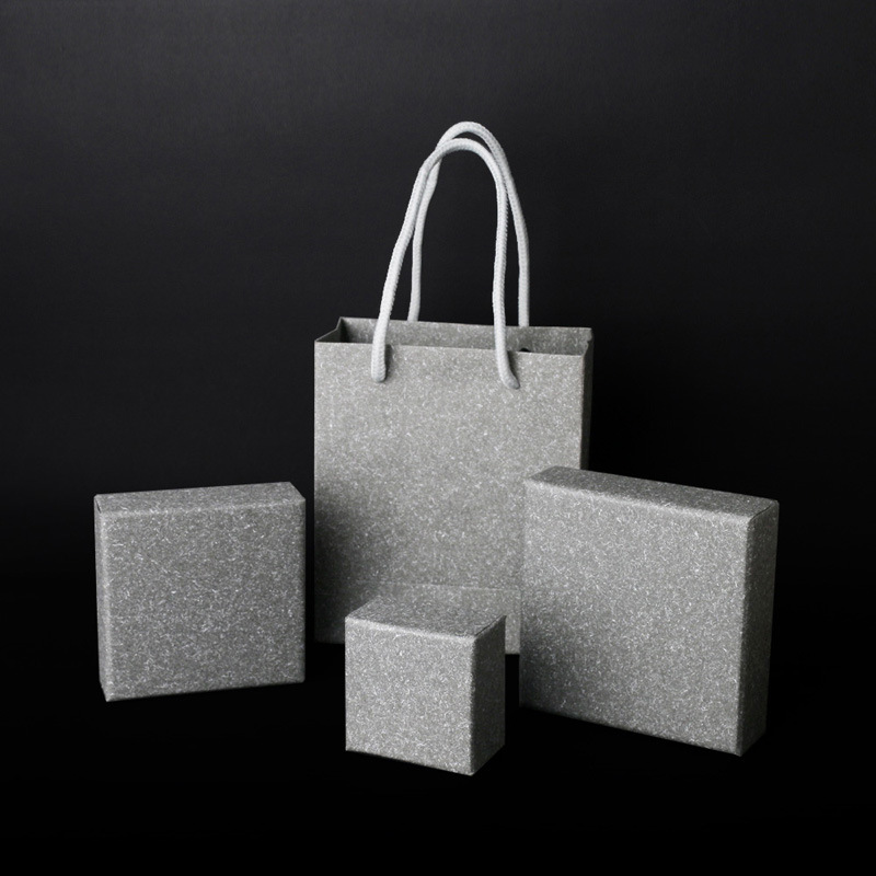 首饰包装盒灰色硬纸盒大理石纹纸礼盒戒指盒手镯盒项链盒子饰品盒