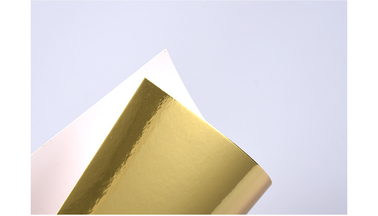 铝箔金卡纸定做 包装金银卡纸印刷尺寸厚度礼品食品用铝箔纸定制