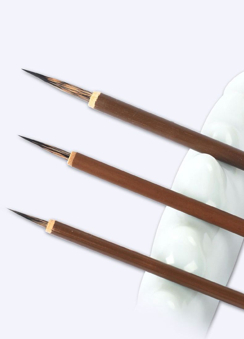 鼠须勾线笔工笔国画描边笔毛笔学生用美术手绘绘画水彩水粉笔