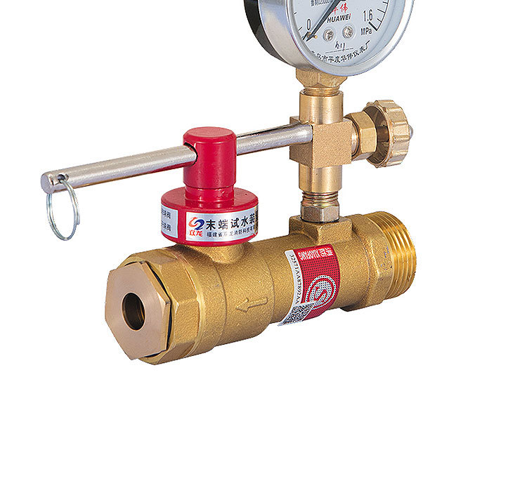 双龙消防器材一件批发 末端试水装置dn25 试水阀zspm末端测试装置