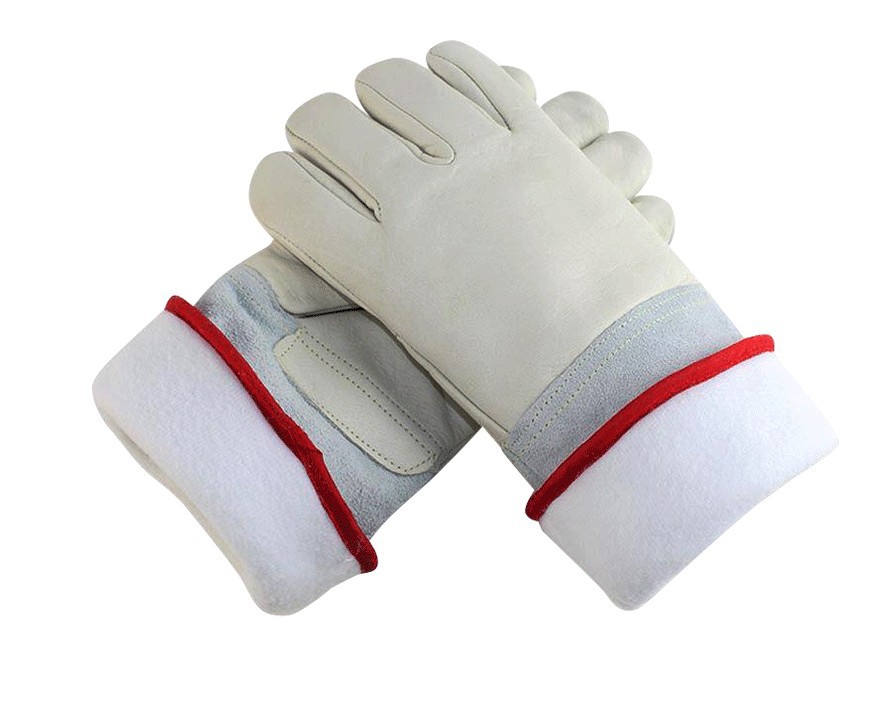 耐低温防液氮手套 冷库lng加气劳保防冻手套实验室防寒手套干冰