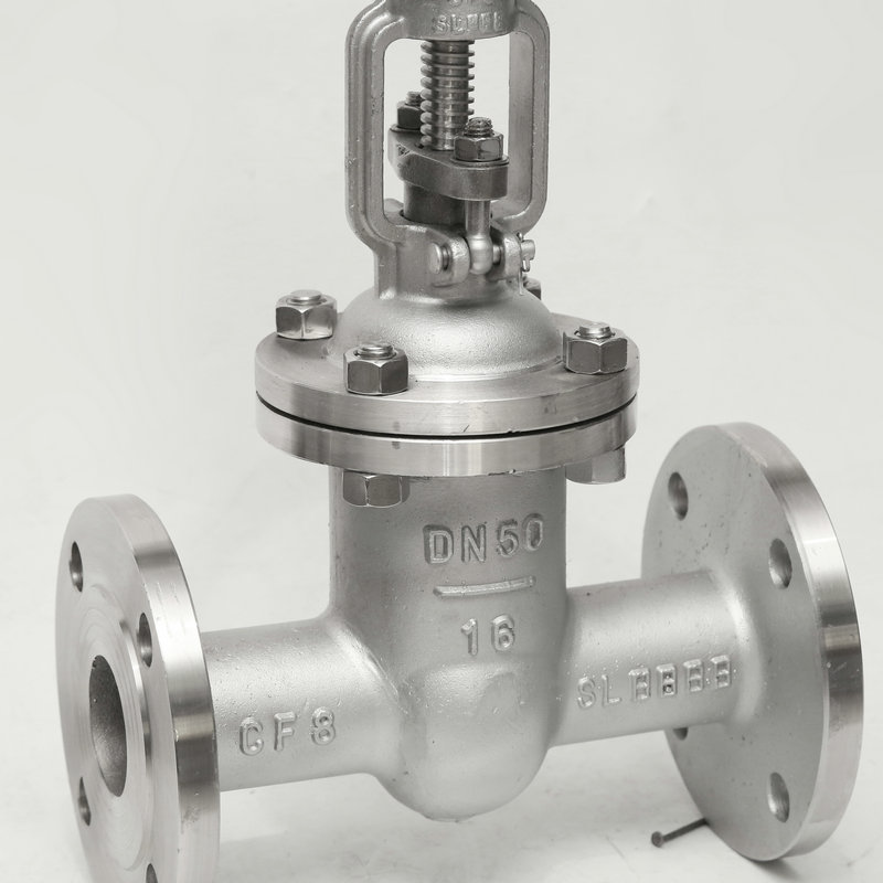 不锈钢法兰闸阀dn15-dn500大型二通式工业法兰阀门 手动法兰闸阀