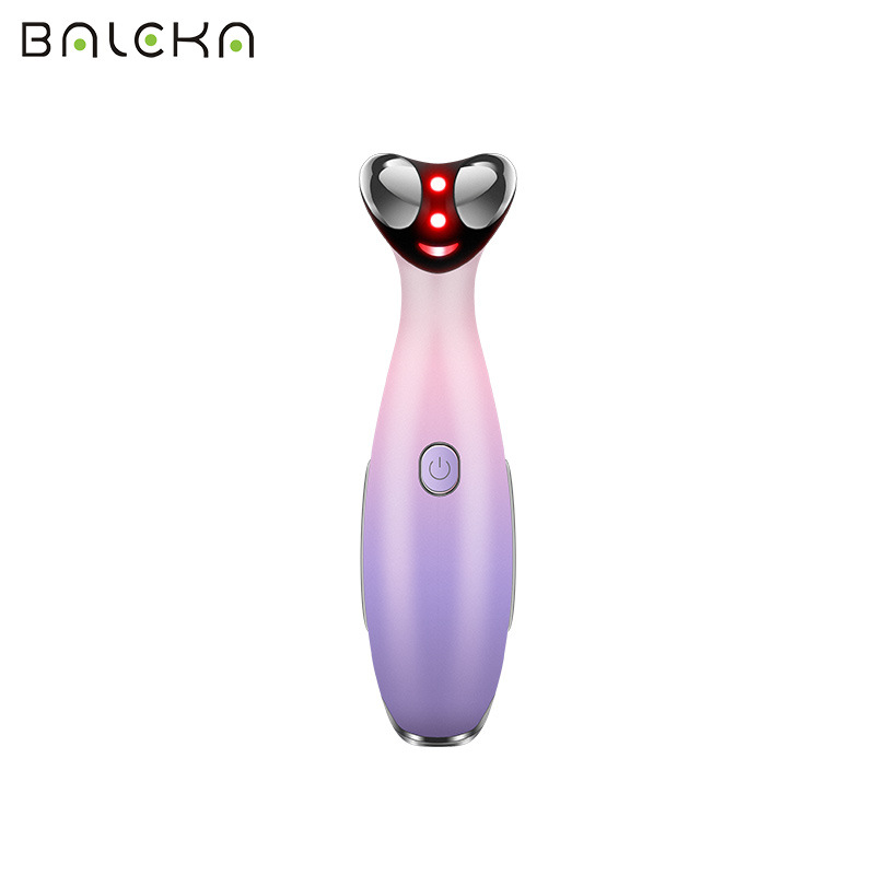 Inductive Therapeutical Instrument RF Radio Frequency Eye Beautification Instrument Vibration Massage Eye Beauty Massage Pen Heating Color Light Plain Eye Beauty Instrument Factory