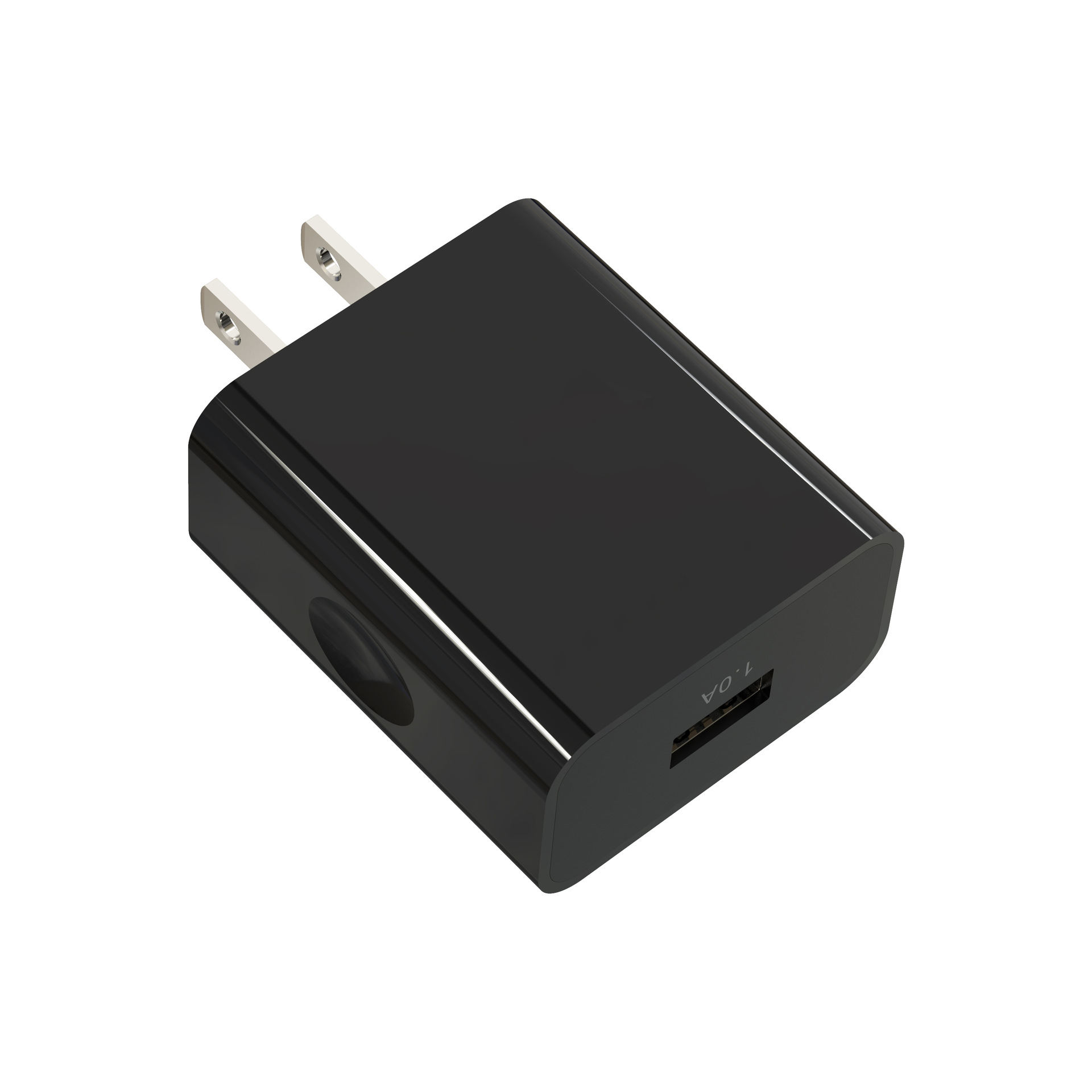 1a单口usb手机充电器5v1a美规电源适配器1a旅充充电器可定 制logo