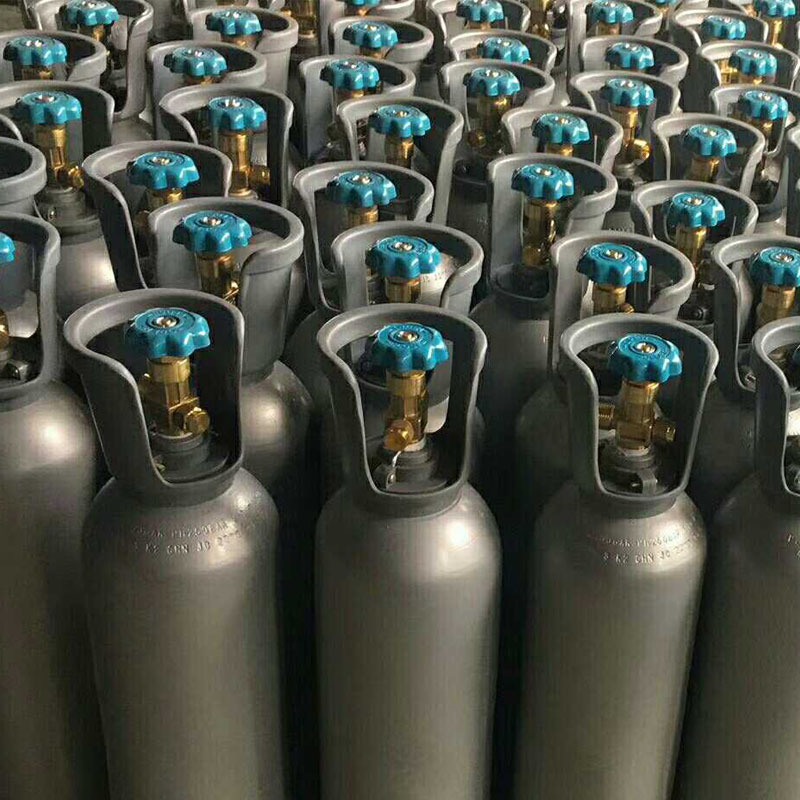 供应4升二氧化碳钢瓶 无缝钢瓶 带提手 鱼缸水草用 国标qf-2a阀门