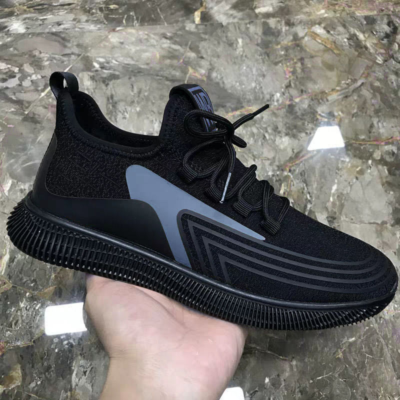 Men's Shoes Spring New Sports Shoes Men's Trendy Casual Versatile Breathable Running Shoes for Junior High School Students