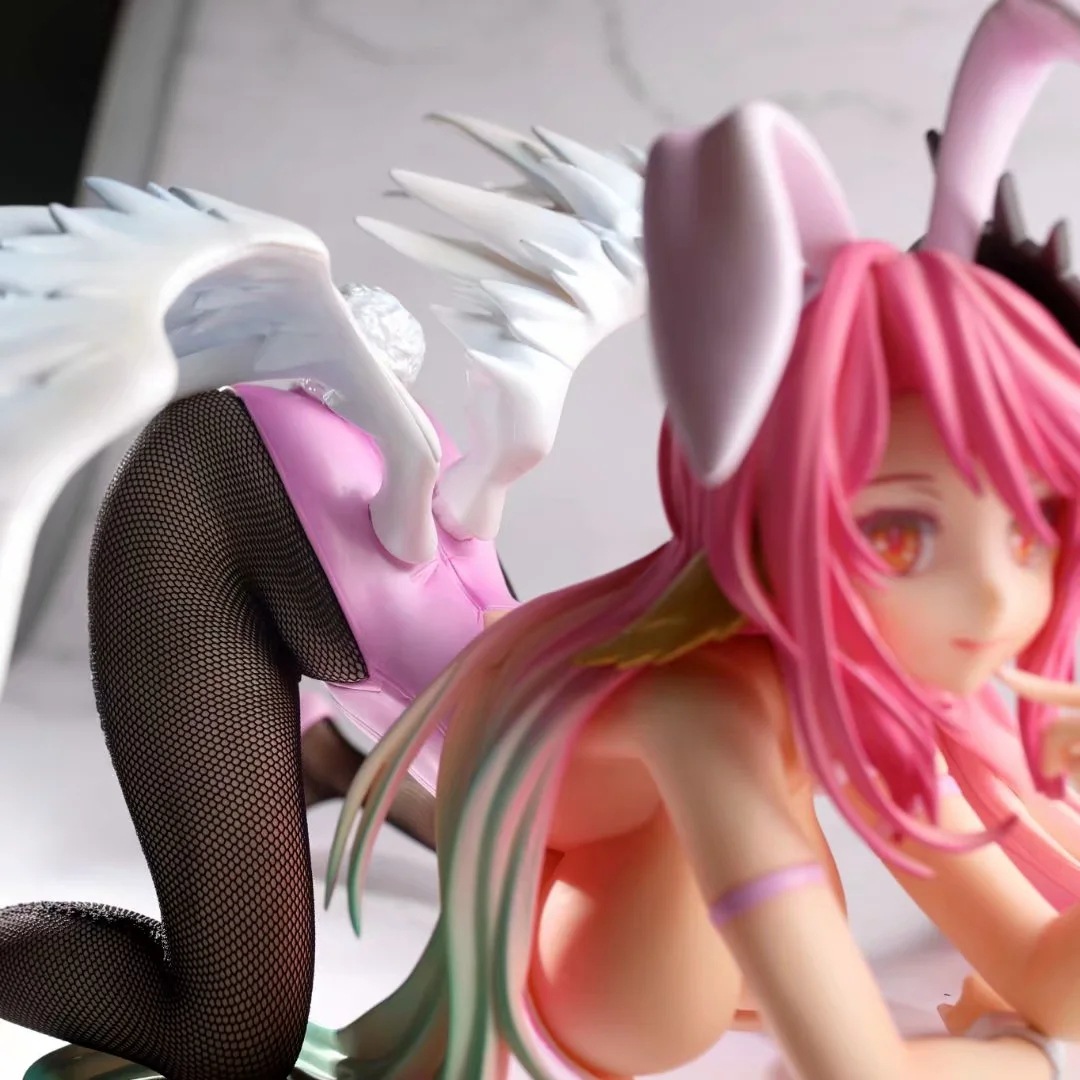 动漫批发 游戏人生 1/12 吉普莉尔 坐姿 手办公仔摆件