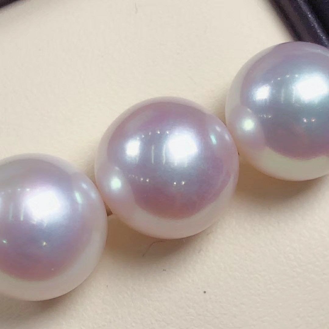 银生淡水珍珠有核珍珠爱迪生澳白色t5a无暇强光12mm