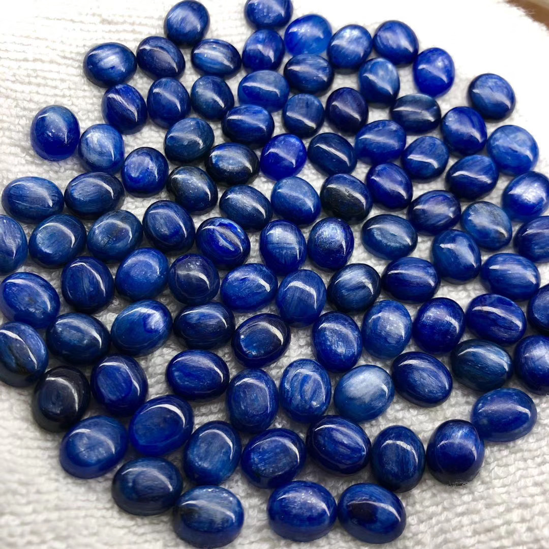 蓝晶石戒面 男女款蓝晶戒面 diy戒指-阿里巴巴