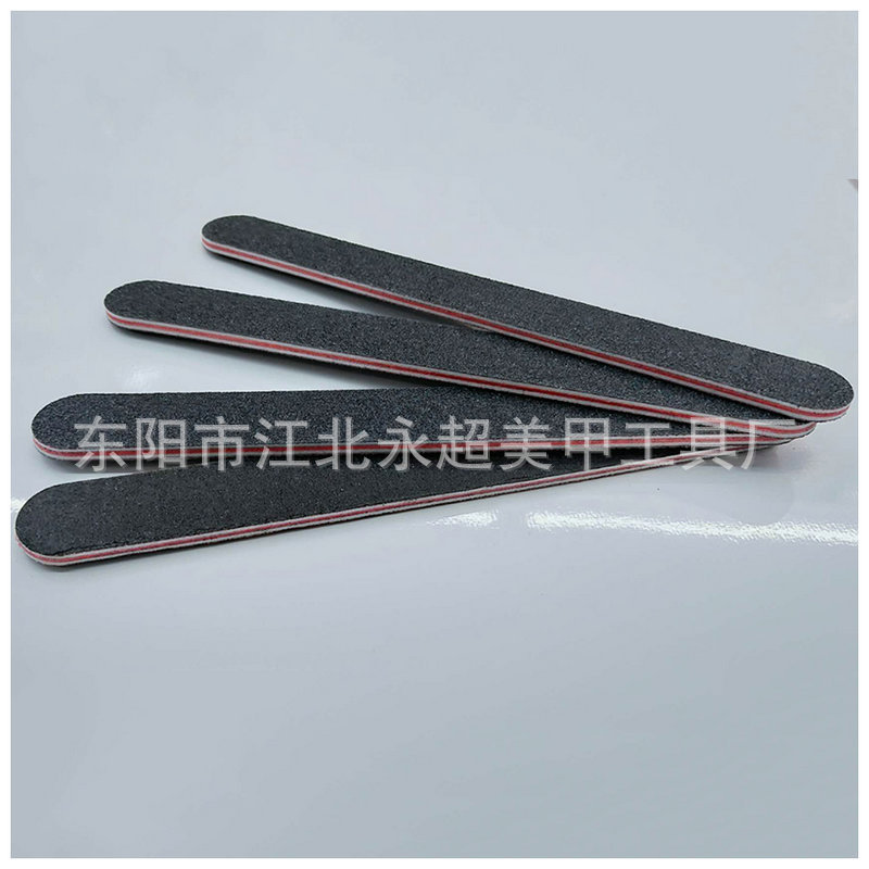 In Stock Wholesale Manicure Double-Sided Sanding Bar Black Nail File Nail Beauty Tools Products Nail File