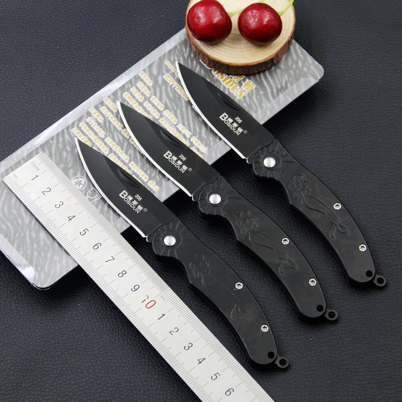 批发 博斯顿钥匙刀水果刀 便携迷你折刀 随身折叠刀 礼品小刀