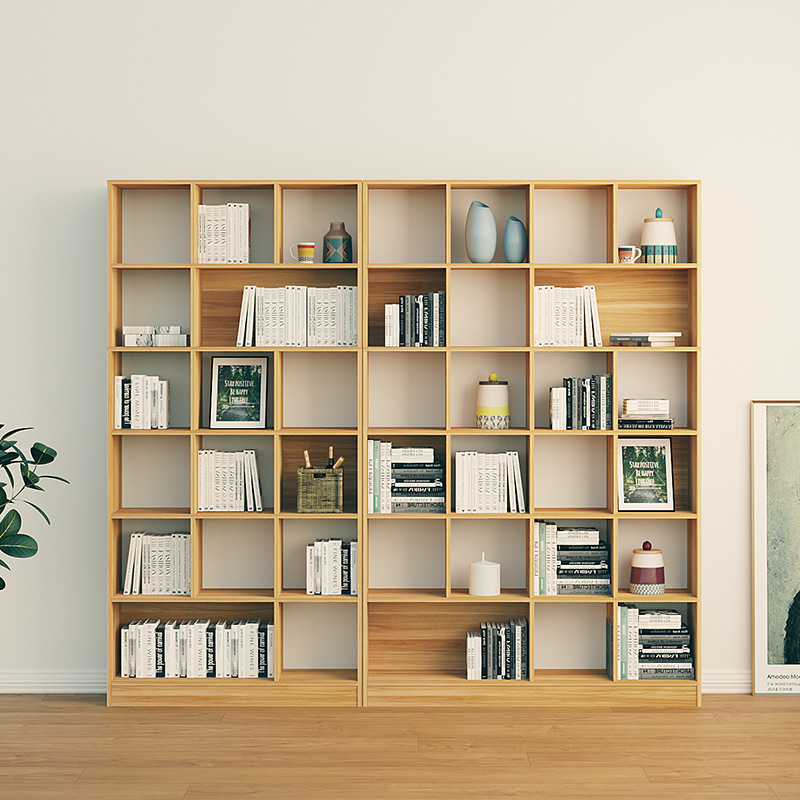 优诺家具办公室柜子隔断创意格子书架书店整墙落地书柜