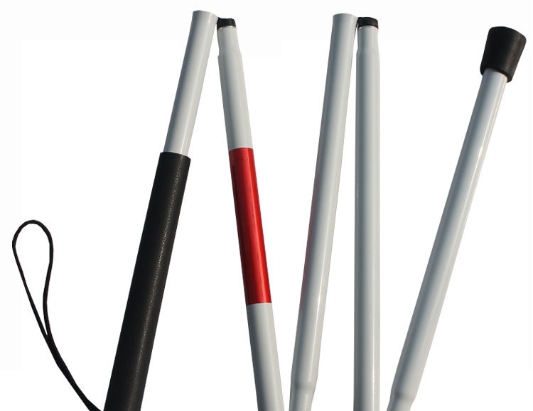 厂家批发盲杖老人可折叠盲人用手杖盲棍轻便导盲棍导盲杆引盲杖