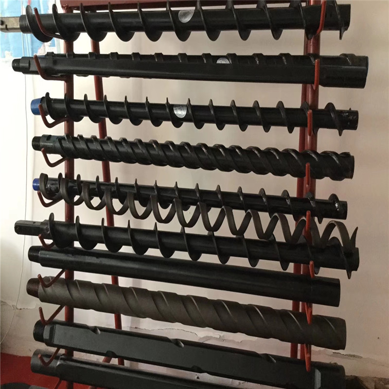 厂家直销Φ73反循环双壁螺旋钻杆 本体式宽翼片螺旋钻杆 刻槽钻杆