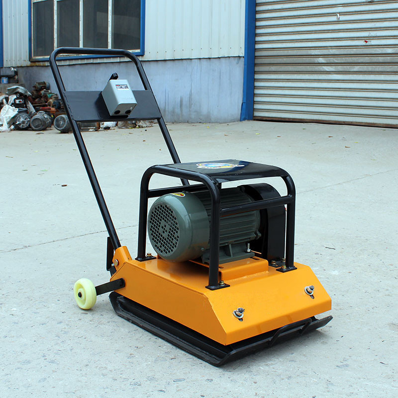 3kw电动双向平板夯 盖房子地基夯实 铜线电机振动打夯机