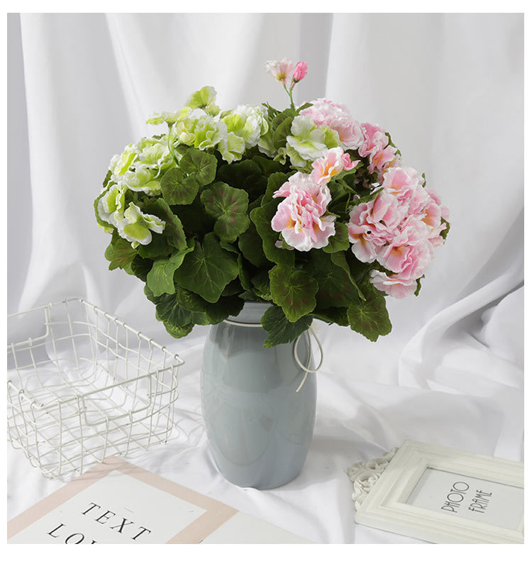 新款仿真把束海棠花影楼布景工程造景花槽花坛插花批发