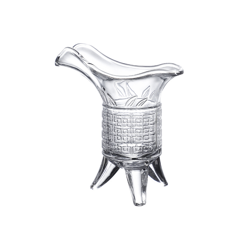 爵杯帝王杯 玻璃创意小号白酒杯套装中式家用2两仿古小酒杯烈酒杯