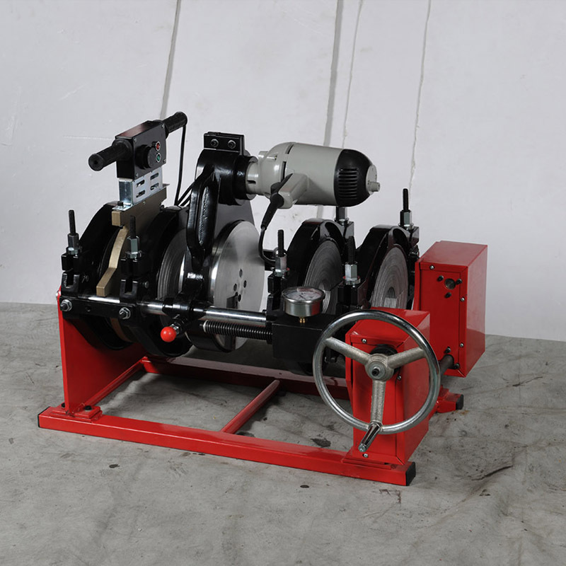 昊天热熔机手摇螺杆pe对焊机四环63-200热熔焊接机热熔对接焊机