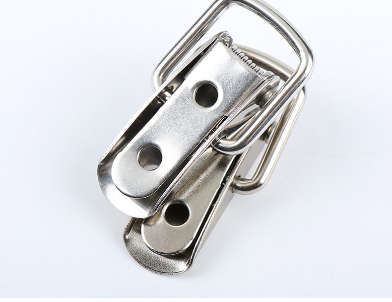 不锈钢锁扣挂锁工具箱木箱卡扣固定装饰礼品盒子锁扣特小弹簧搭扣