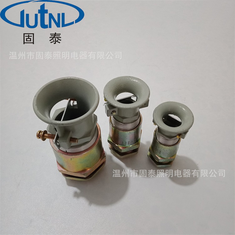 bdmii防爆电缆夹紧密封接头防爆接线箱喇叭口g34加长款铸铝碳钢