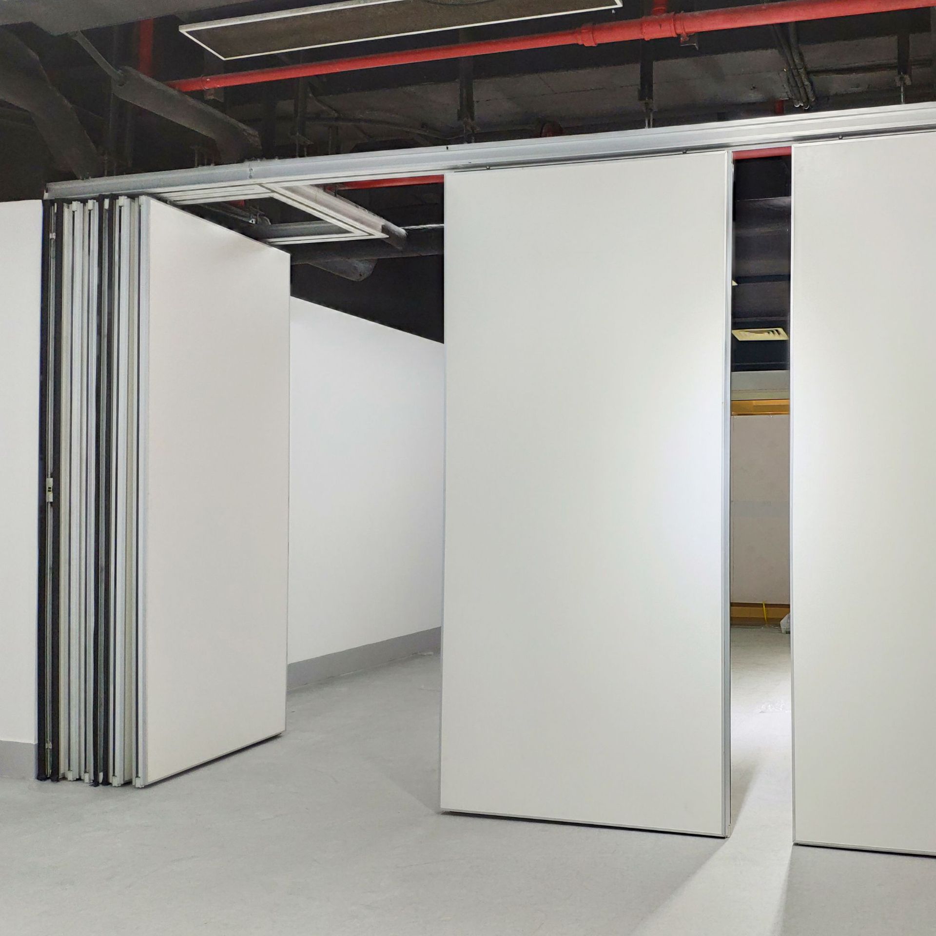 办公玻璃移动隔断墙屏风高隔断铝合金钢化玻璃百叶活动隔断 定制