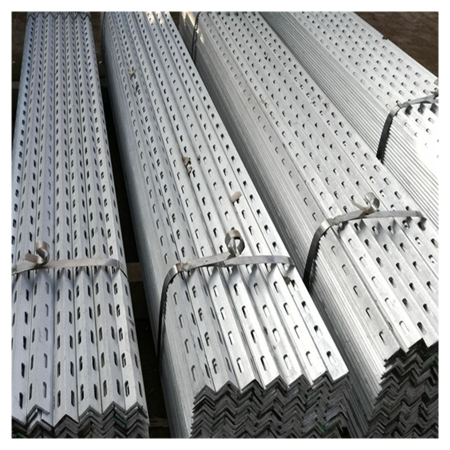 批发冲孔角钢 牧业用冲孔角钢 热镀锌花角钢建筑用冲孔角钢