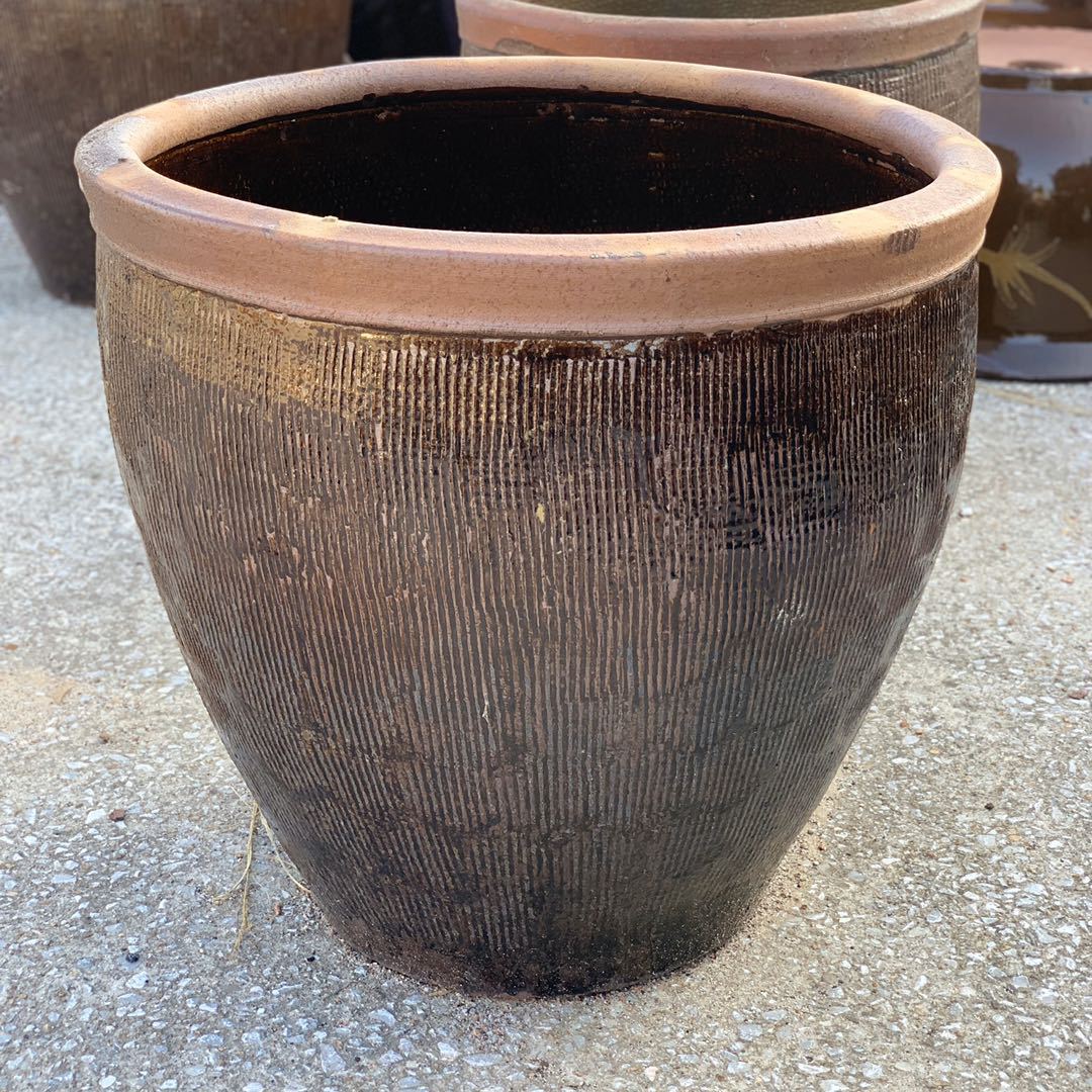 宜兴300斤陶瓷土陶缸 荷花缸睡莲缸腌菜缸整车量大更优化厂家直销